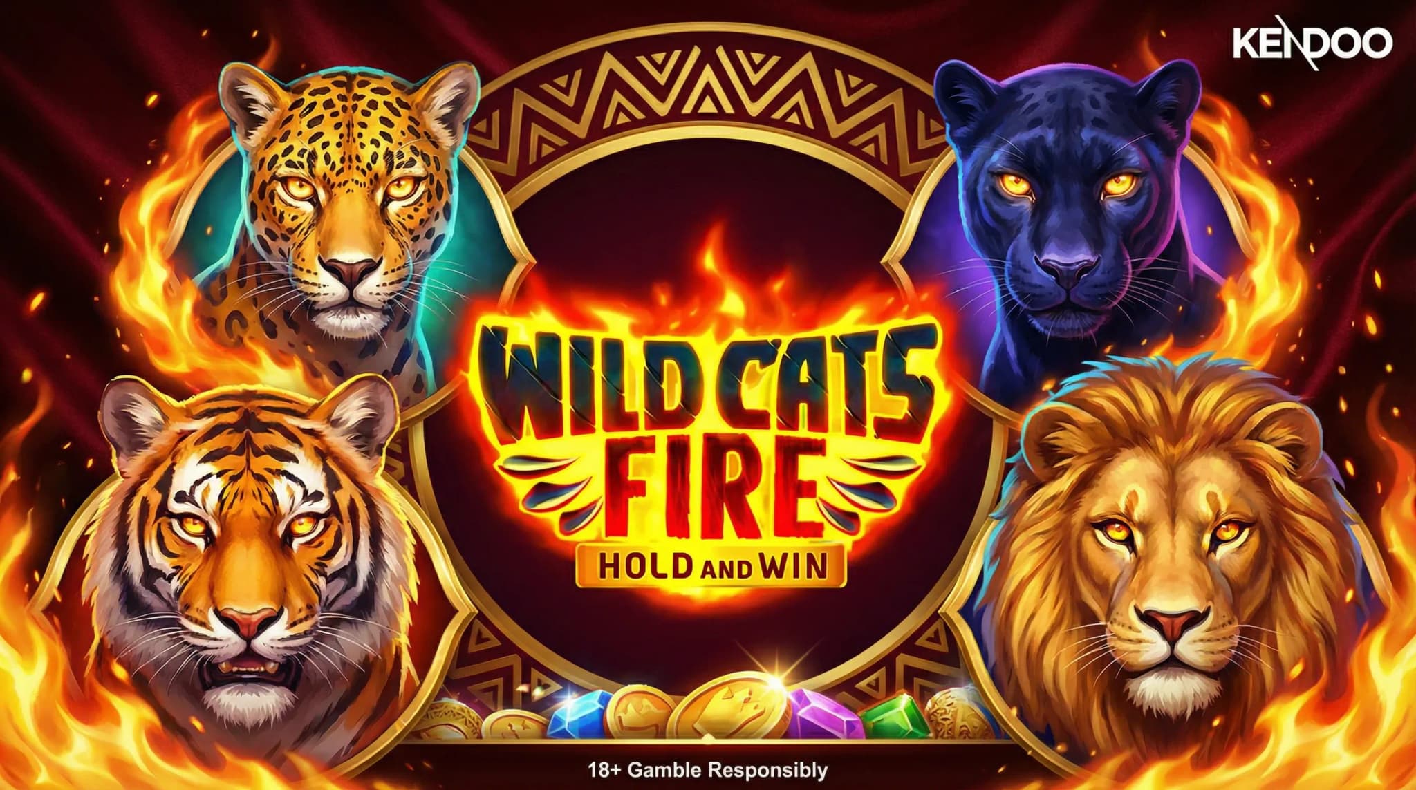 Wild Cats Fire : Hold and Win